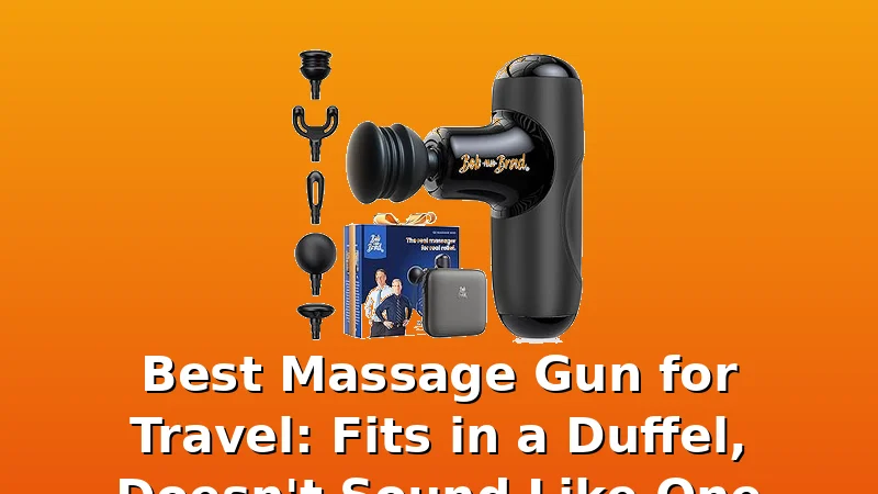 Best Massage Gun for Travel: Fits in a Duffel, Doesn't Sound Like One - PulseWave HQ review with measurements and honest opinion