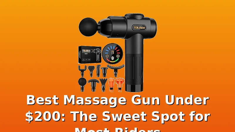 Best Massage Gun Under $200: The Sweet Spot for Most Riders - PulseWave HQ review with measurements and honest opinion