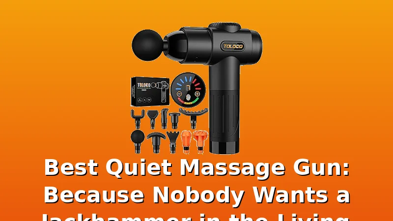 Best Quiet Massage Gun: Because Nobody Wants a Jackhammer in the Living Room - PulseWave HQ review with measurements and honest opinion