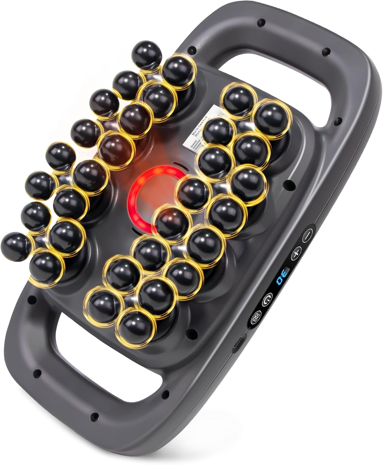 32-Head Massage Gun Deep Tissue Set with 3 Modes and 30 Levels