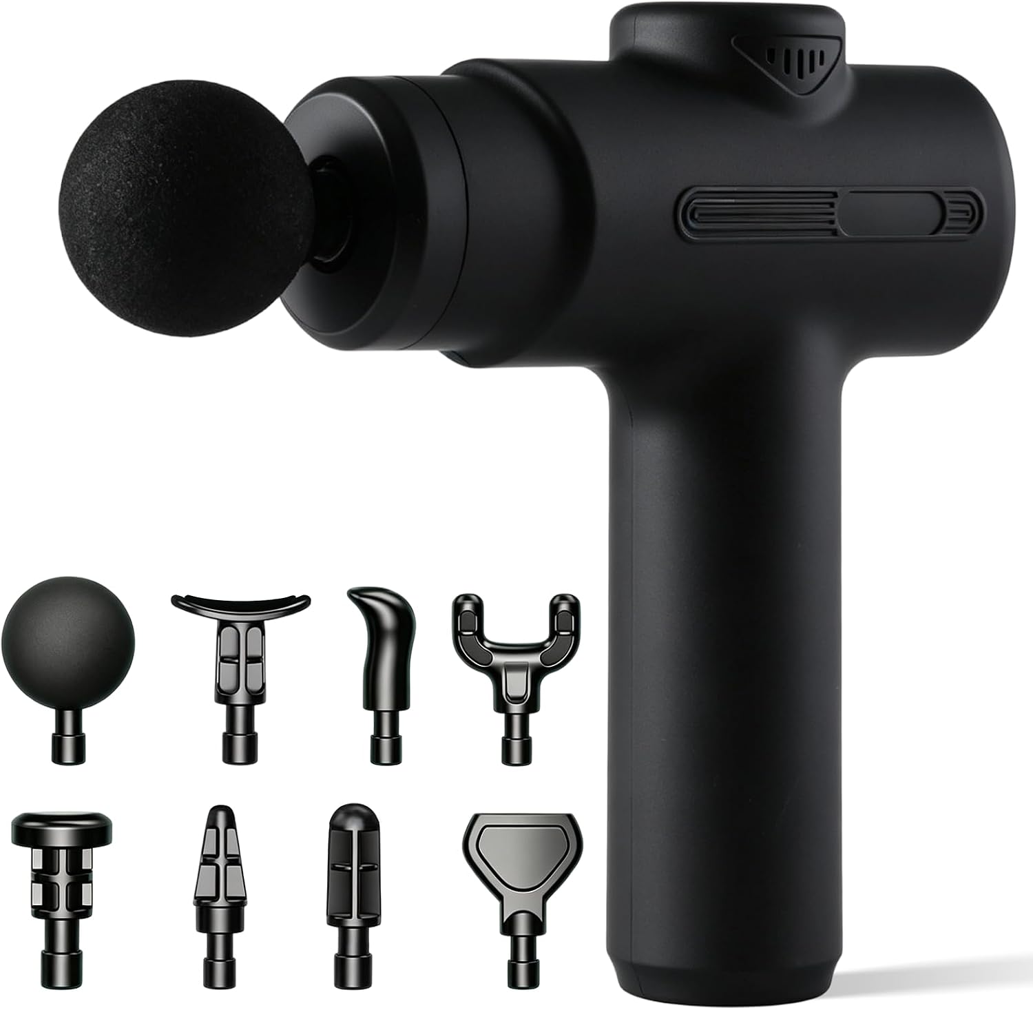 Massage Gun Deep Tissue Handheld Neck Massager (Black)